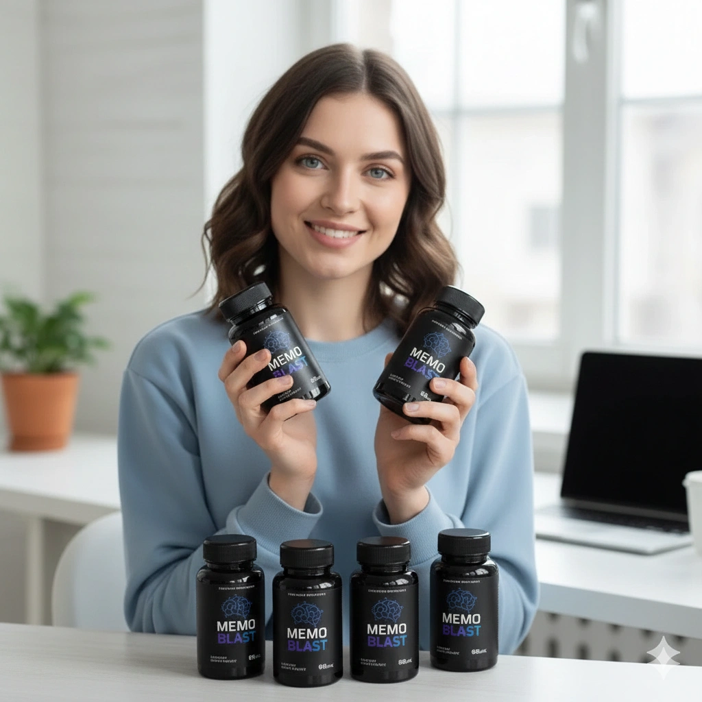 MemoBlast Brain & Memory Support Bottles